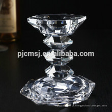 Suporte de vela de cristal para decorações de casamento CHM073